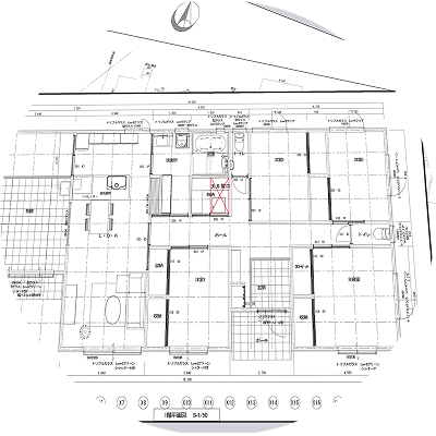 設計図を作成している画像